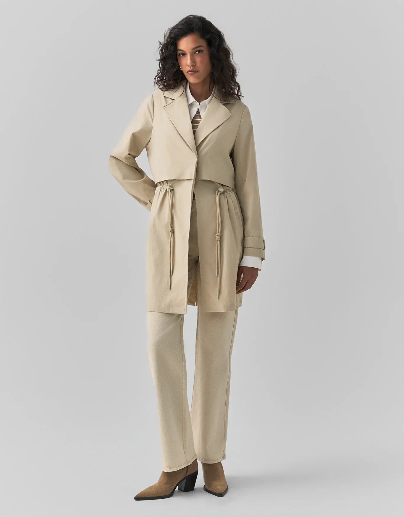 Gabardina de nailon elástico 360