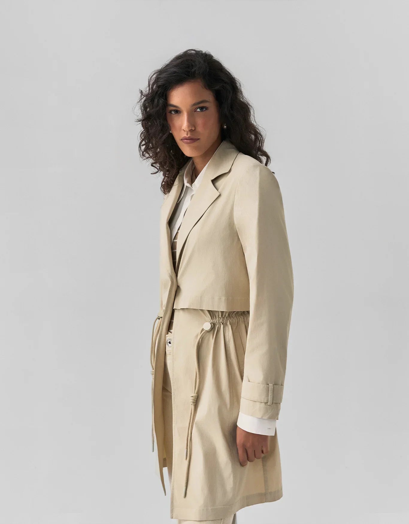 Gabardina de nailon elástico 360