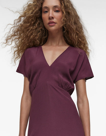 Vestido midi de corte A